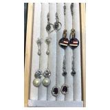 Collection of pierced earrings