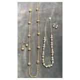 Monet necklace/ earring sets  16-30'