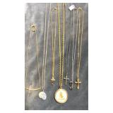 Religious chain necklaces. 14-22"