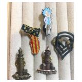 JJ light house pins & other small pins