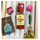 Vintage Heinz pickle pin and other collectible