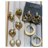 Collection of clip on earrings