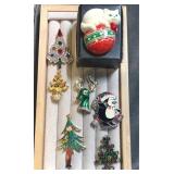 Christmas pin collection