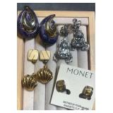 Collection of clip on earrings