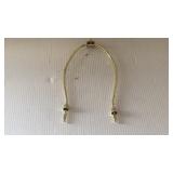 Vintage Brass Harp Lamp Shade Holder / Finial