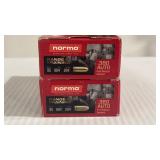 100rd Norma pistol cartridges 95 gr