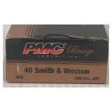 50rds PMC 40 165gr