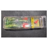 Vintage Fishing Lure in Case Hand Painted Bass