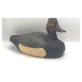 Vintage Hand-Painted Wooden Duck Decoy ï¿½ Black &