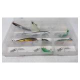 Fishing Tackle Box with Lures
