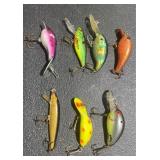 Vintage Fishing Lure Lot of 7