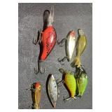 Vintage Crankbait Fishing Lures 7pc