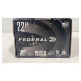 1100rds Federal 22lr 38gr.