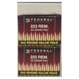 200rds federal 223 55gr