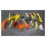 Fishing Jig Lure Lot Hair Feather 18pc