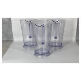 3 9x6" Plastic Pitchers.
