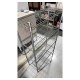 4 Shelf Metal Rack 36x14x55"