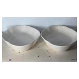 13"x10" Pair of Ceramic Pie Baker Dishes