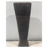 20"x6" Tall Dark Brown Woven Decorative Floor