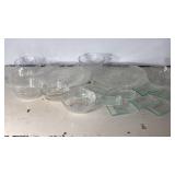 Plates 10"-10" bowls 4"-5"x4"-5" Appetizer Dishs