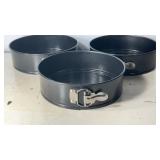 9x9" Three Springform Cake Pans