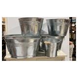 Lot Of Metal Bins