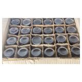 Clear Glass 30 oz Milk Bottles  Lot of 24.