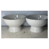 8.5"x8.5" Temptations Ribbed Serving Bowls