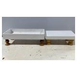 TheRosi Wood Pedestal Display Stands