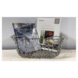 Vitamix Recipe Books with Metal Wire Basket.