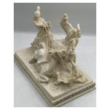 Italian Chariot Scene Sculpture S&S Italy