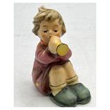 Hummel Girl Playing Trumpet Figurine #391 2.75"