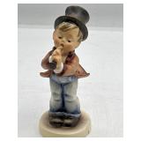 2Hummel Serenade Boy w Flute Figurine #85 5"