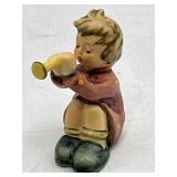 Hummel Girl Playing Trumpet Figurine #391 3"