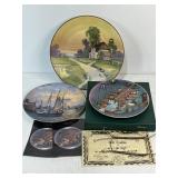 Decorative Collector Plates w Cert & Box