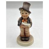 Hummel Street Singer Boy w Sheet Music #737 5.25"