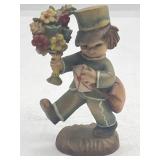 Anri Ferrándiz Boy w Flowers & Letter Figurine 3"