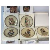 Hummel Annual Plates 1985-1990 Lot