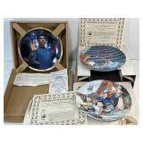 Star Trek & Disney Collector Plates Lot