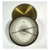Antique Brass Compass Traveling Pocket Navigation