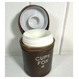 Vintage Stacking Travel Cup Camping Set