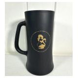 Vintage Playboy Club Bar Mug Black Glass Stein