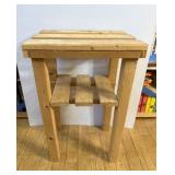 Rustic Wood Plant Stand