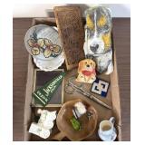 Vintage Drawer Finds With Irish Linen Dog