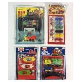 Vintage Toy Sets Unopened Trains Boats Race Cars