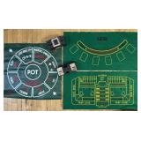 Casino Game Mats Blackjack Craps Card Shufflers
