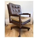 Mid Century Rolling Desk Chair