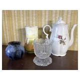 Teapot, Vases, Candy Dish