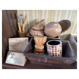 Natural Wood & Stone Decor Assortment