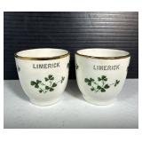 Carrigaline Shamrock Shot Glasses Egg Cups
